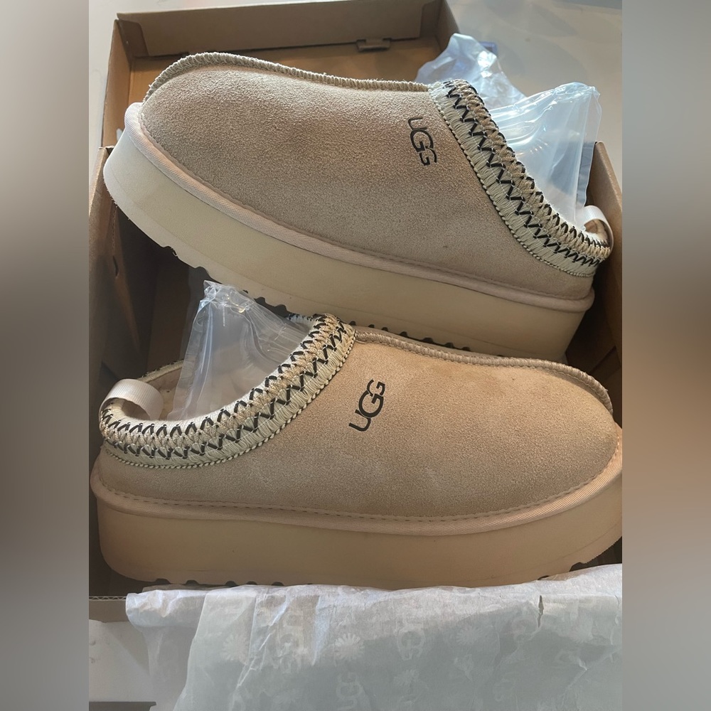 UGG Tazz Platform Slipper - Mustard Seed